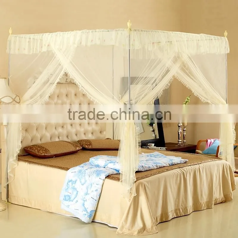 china supplier high quality rectangular double bed palace mosquito net