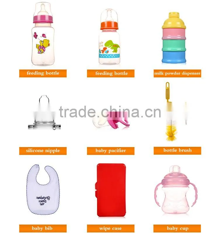 2016 easy revolving bottle and nipple baby brush set