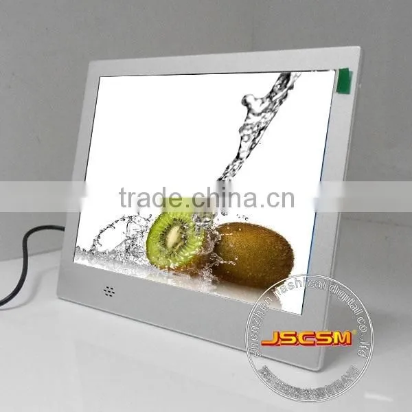 Hot design 8inch battery operated digital photo album picture album with photo slideshow for birthday gifts