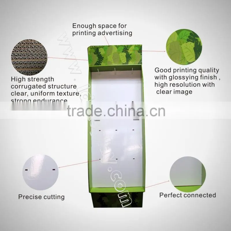 pos display stand for hanging spoon ,pos cardboard sidekick display stand ,pos cardboard sidekick display