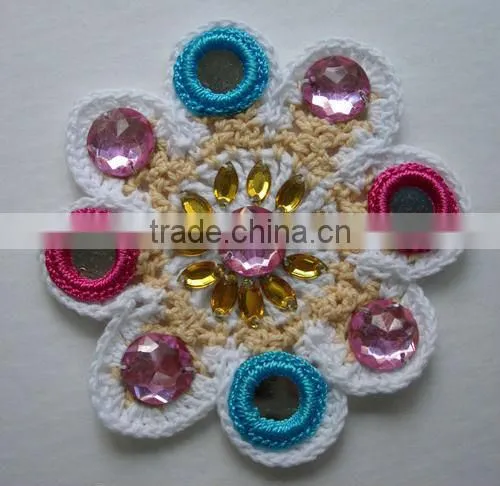 cotton crothet flower