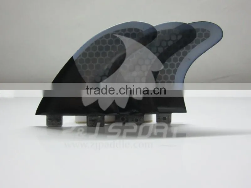 honey comb surfboard fin side fin