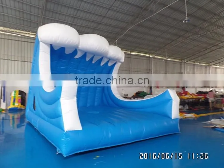 top quality inflatable mechanical surfboard game for adults and children