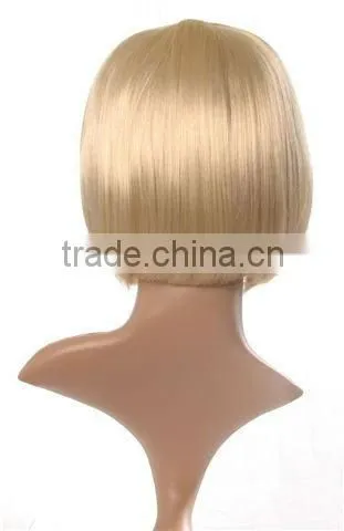 100% Virgin Silk Top Natural Blonde Jewish Wigs