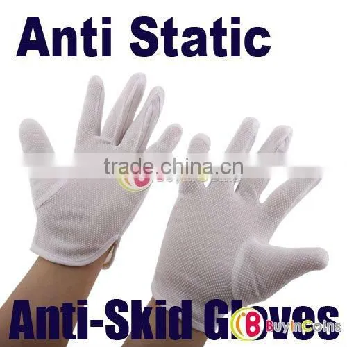 polyester esd glove (used in electronic,micro-electronic field)