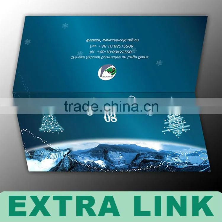 Alibaba Express Custom Logo Printed Handmade Greeting Card