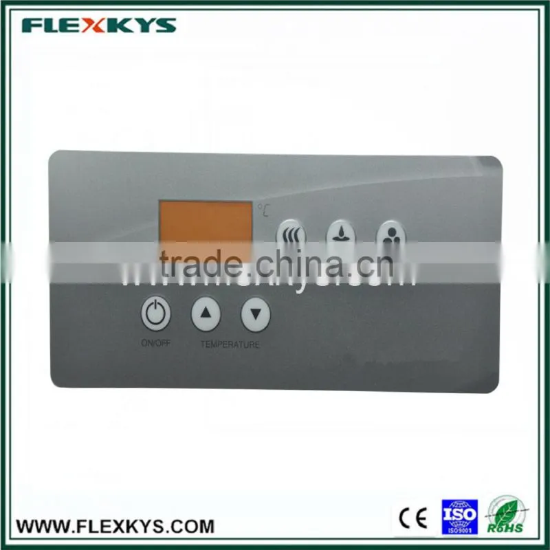 Custom Prototype 3M Adhesive Embeded Pillow Embossed Membrane Label