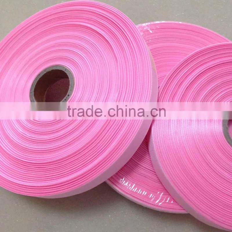 Direct factory supply & cheap ribbon for private label, 100% polyester plain woven satin ribbon