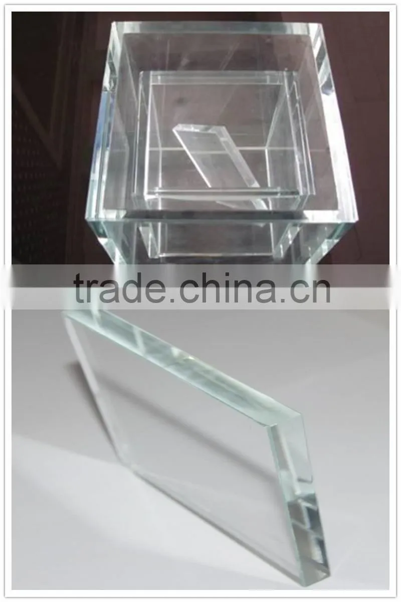 china top quality textured tempered glass for railing