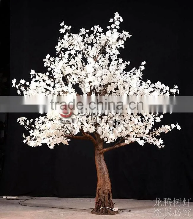 3m Copper wire warm white led simulated maple trees