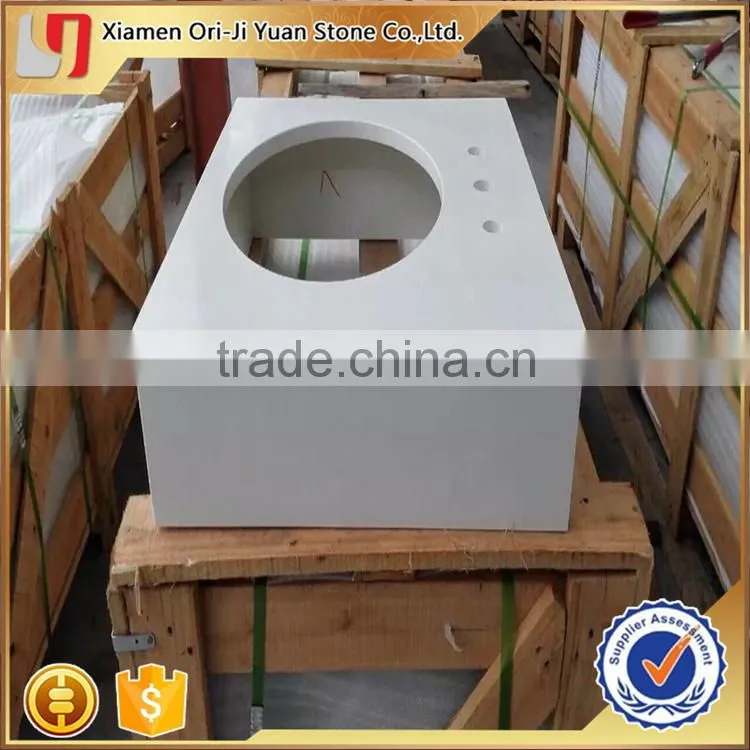 Best quality promotional china pure grey quartz stone countertops