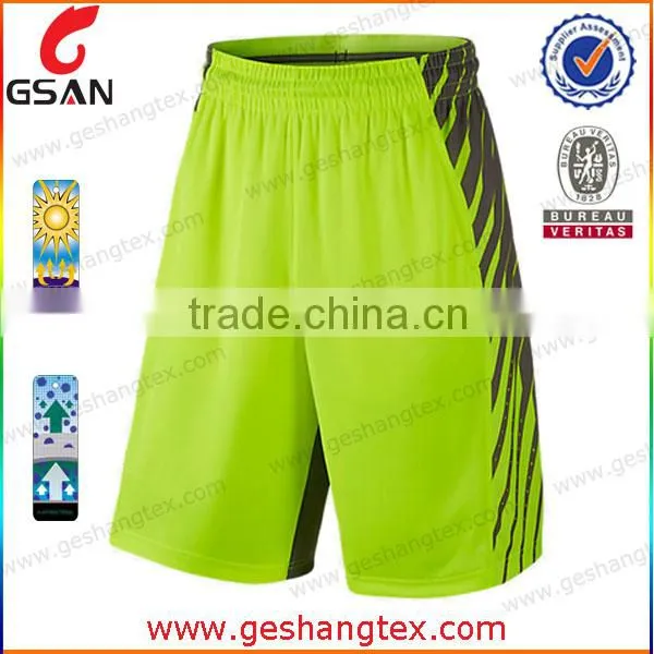 Dye printing Sublimated new custom design basketball shorts