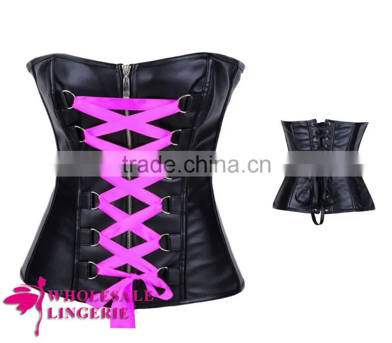 Classic print corset with back ribbon,flower printed corsets
