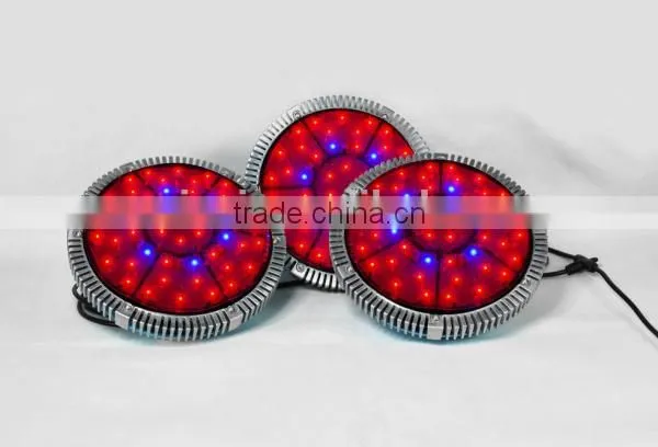 UFO shaped round 140W led grow lights 126w grow light decorative greenhouse led light