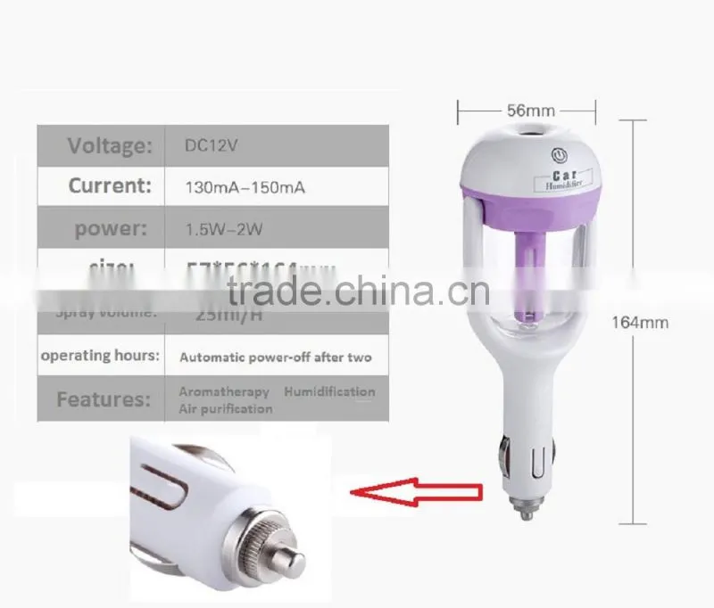 High Quality Travel Humidifier Nanum Car Air Humidifier and Aromatherapy Essential Oil Diffuser