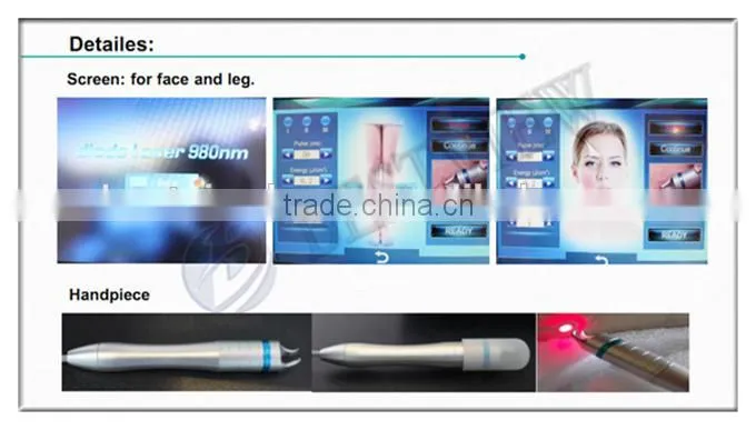 The best choice! with infrared ray 635nm diode laser 980