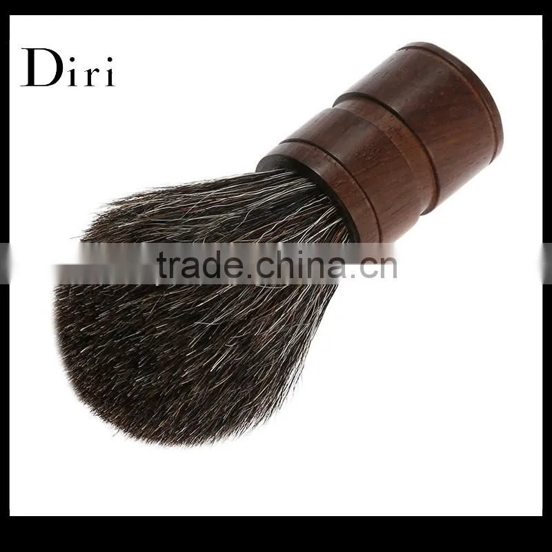 Customized logo badger shaving brush natural wood handle