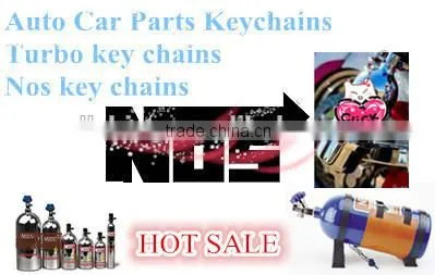 Wholesale Auto car parts keychains/Whistle keychains/Egine Metal Key chains/car parts keychains/Turbo keyhcains
