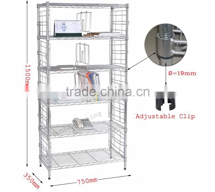 CW-15 chrome wire shelving