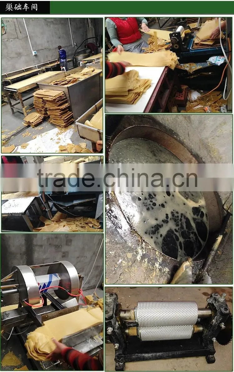 We are manufacturer in European markets for beeswax foundation sheet