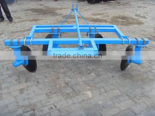 Adjustable ridger farming disc ridger