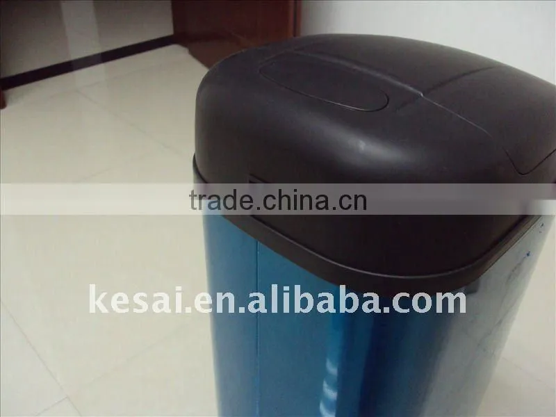 Stainless Steel Sensor Trash Bin automatic trash can dust bin waste can Hand FreeKSLD-3-15LB one touch dustbin