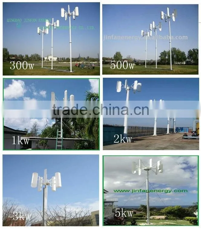 48V/96V vertical windmill generator/2kw electric windmills with low noise for home use