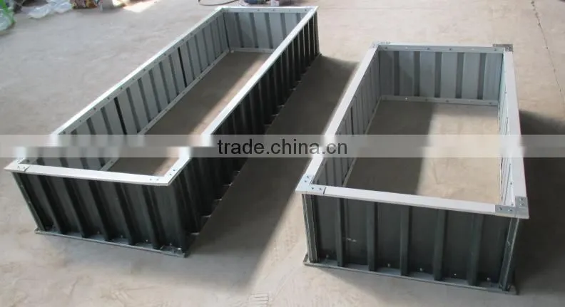 Prepainted steel raised garden bed planter box new design for no dig garden without hassle