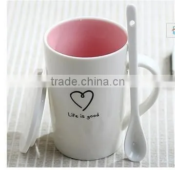 New Promotional Fashion Figure Number Ceramic Mugs