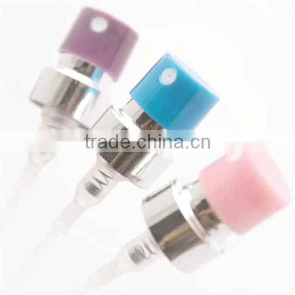 golden silver color crimp pump for perfume