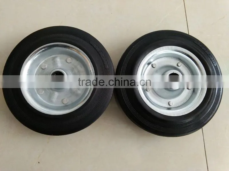 EL-745 8 inch solid rubber wheel 200x50