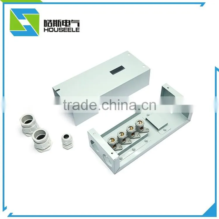 street lighting pole metal connection box,metal fuse box