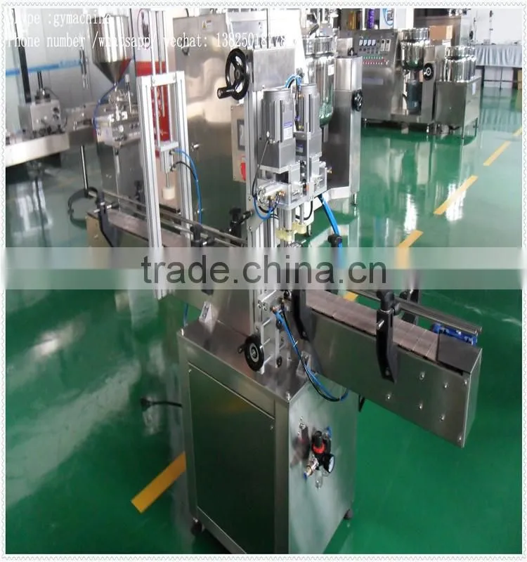 Semi-automatic pump head capping machine