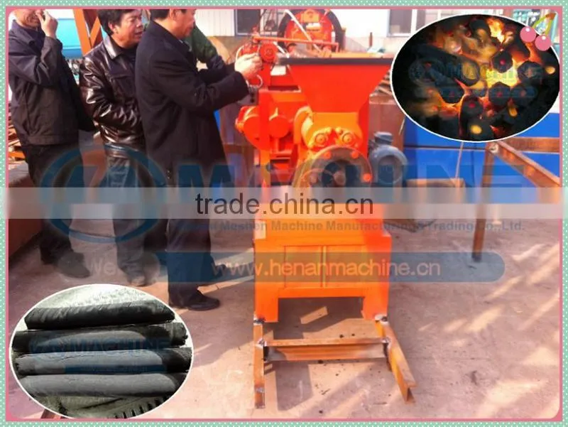 High density finger shape Hookah charcoal extruder machine