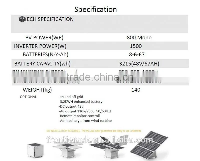 2016 new type 1500W Solar power transformer