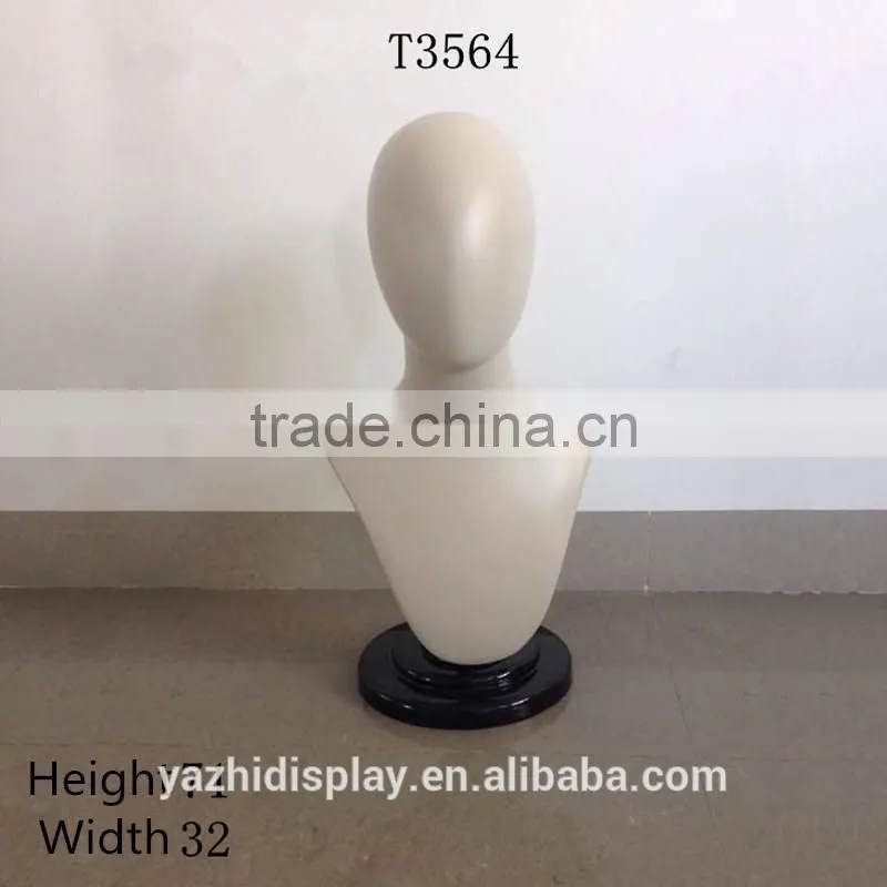 Shirt collar mannequin head,mannequin head for hat and tie display