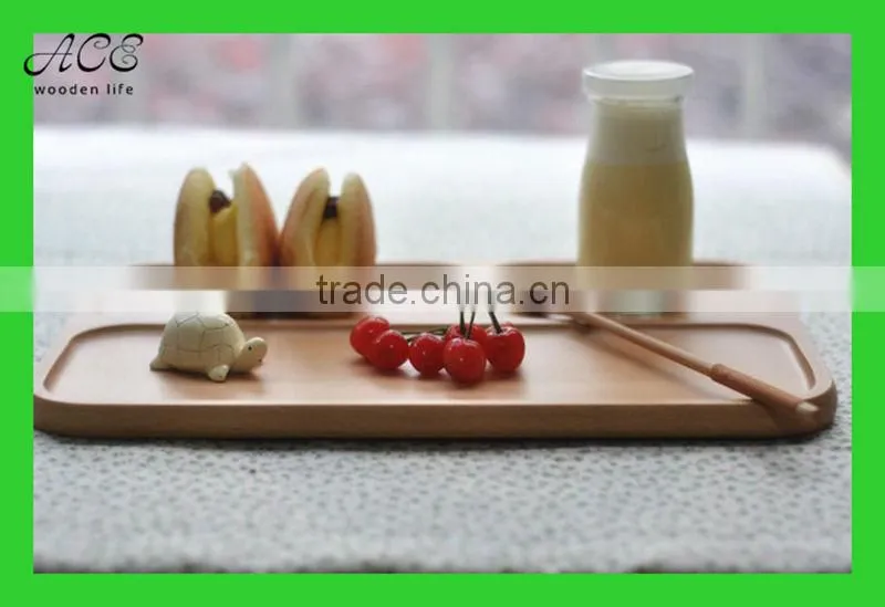 Custom rectangle wood plate