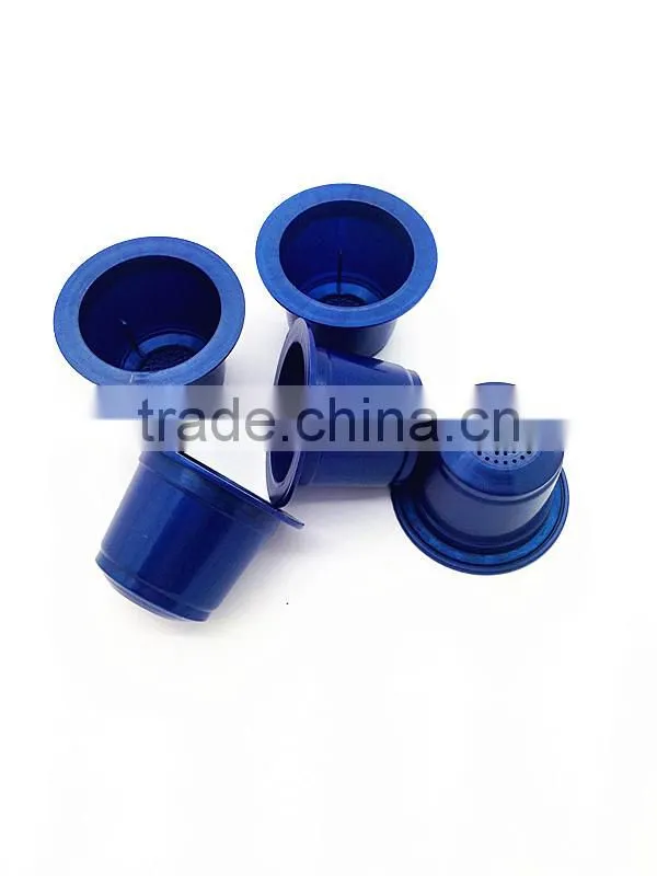 biodegradable Nespresso capsule,blue coffee capsule