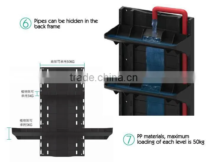 New product plastic palnter hydroponics grow for wholesale