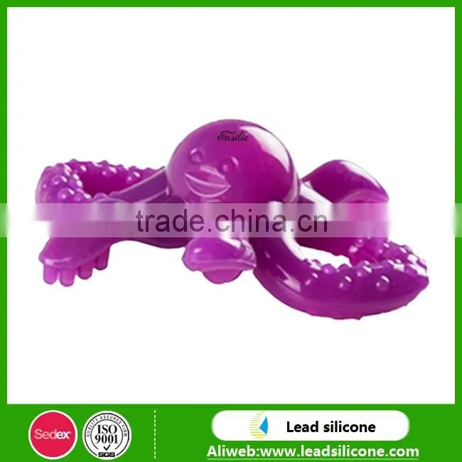 Baby love octopus silicone rubber baby toothbrush and other design toothrush