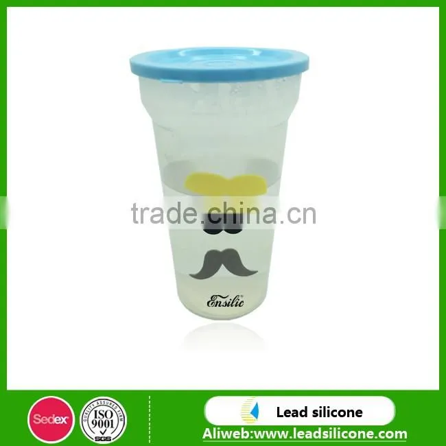Moustache beard shape silicone charms wine glass bottle cup marker
