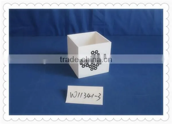 2015 new technique high quality decorative wood pen holder