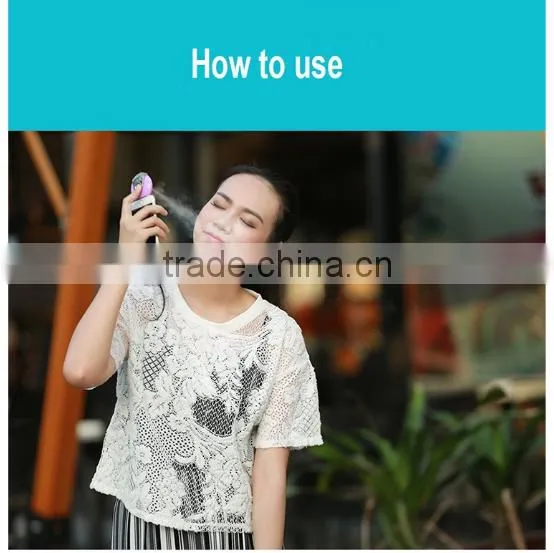 Lazy Mini Mobile Moisture Supplier Portable Facial Beauty Spay Moisturizer Humidifier For Wholesale