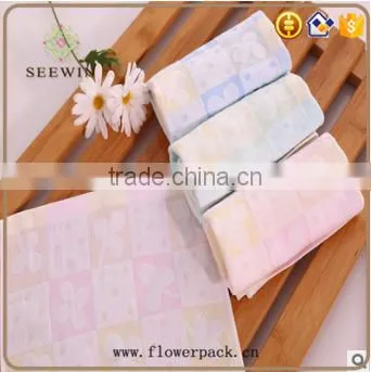 bar type children face washing towel and banket
