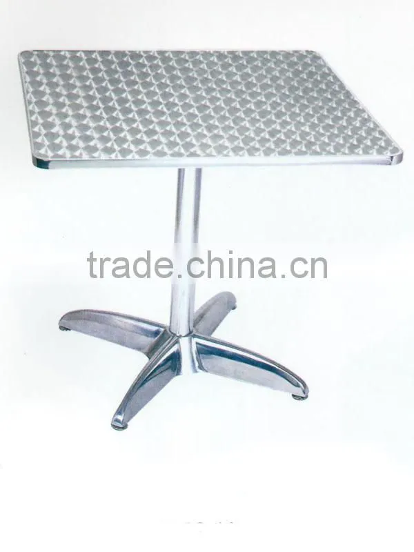 outdoor leisure dining table aluminum table