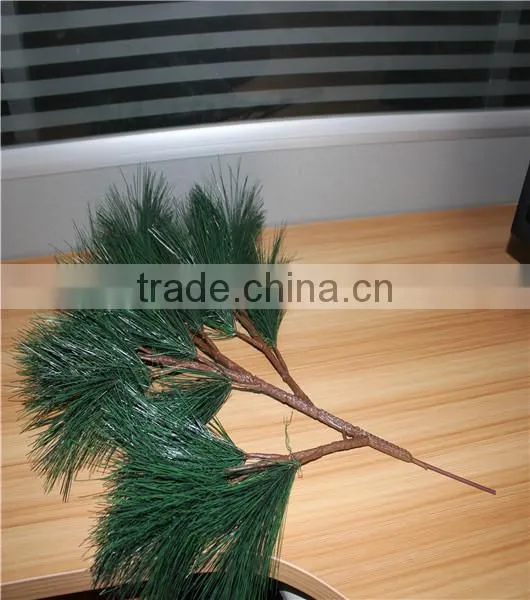 2016 hot sale high quality simulation pine leaf artificial Pine leaf