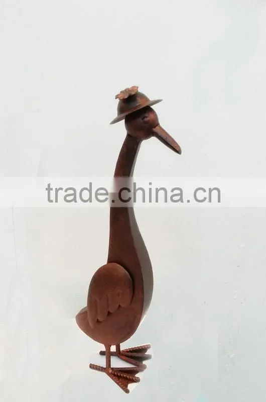 Animal ornaments metal duck