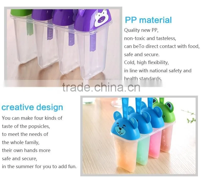 Repeated Use Plastic Popsicle Ice Cream Stick Molds, plastic ice molds
