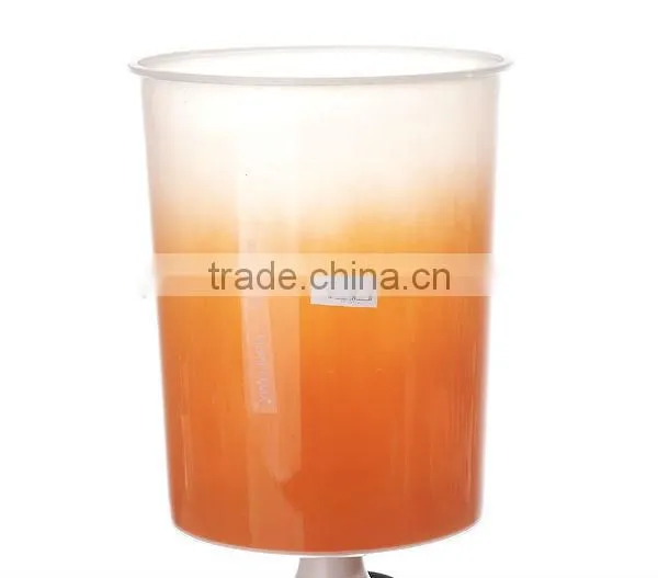 New item two-tone dustbin plastic garbage can