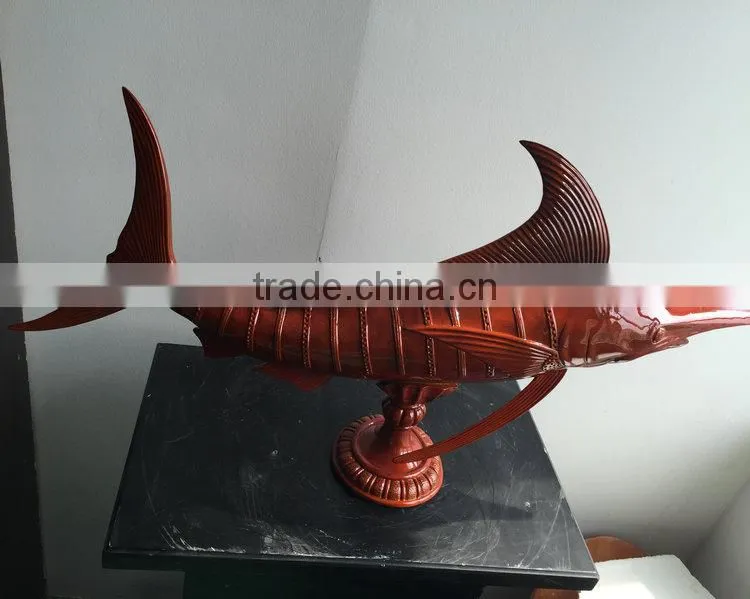 Resin fish figurine statue